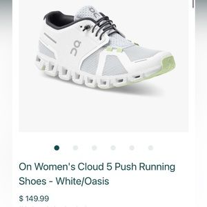 On Cloud tennis shoes!